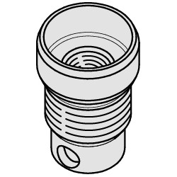 Adaptateur pour tête Easy Work en M12x125 femelle gauche