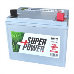BATTERIE 12V - 280 Amp. AGM + A DROITE