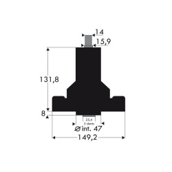 Palier de lame adapt. à AYP - Husqvarna remplace 130794 - 181857