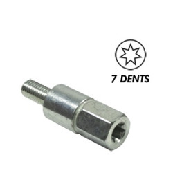 Insert renvoi d'angle 7 dents Ø 7 mm (repère C)