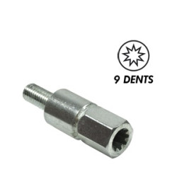 Insert renvoi d'angle 9 dents (repère A)