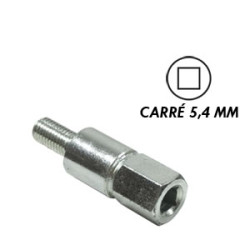 Insert renvoi d'angle carré de 5.4 mm (repère H)