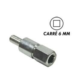 Insert renvoi d'angle carré de 6 mm (repère G)