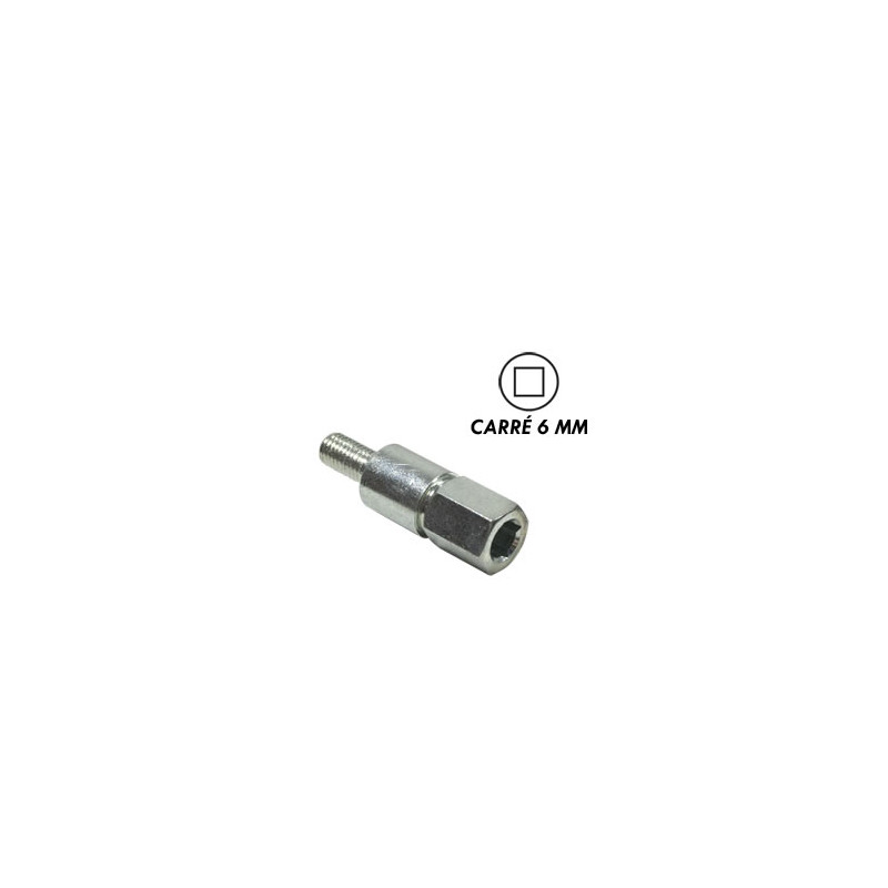 Insert renvoi d'angle carré de 6 mm (repère G)