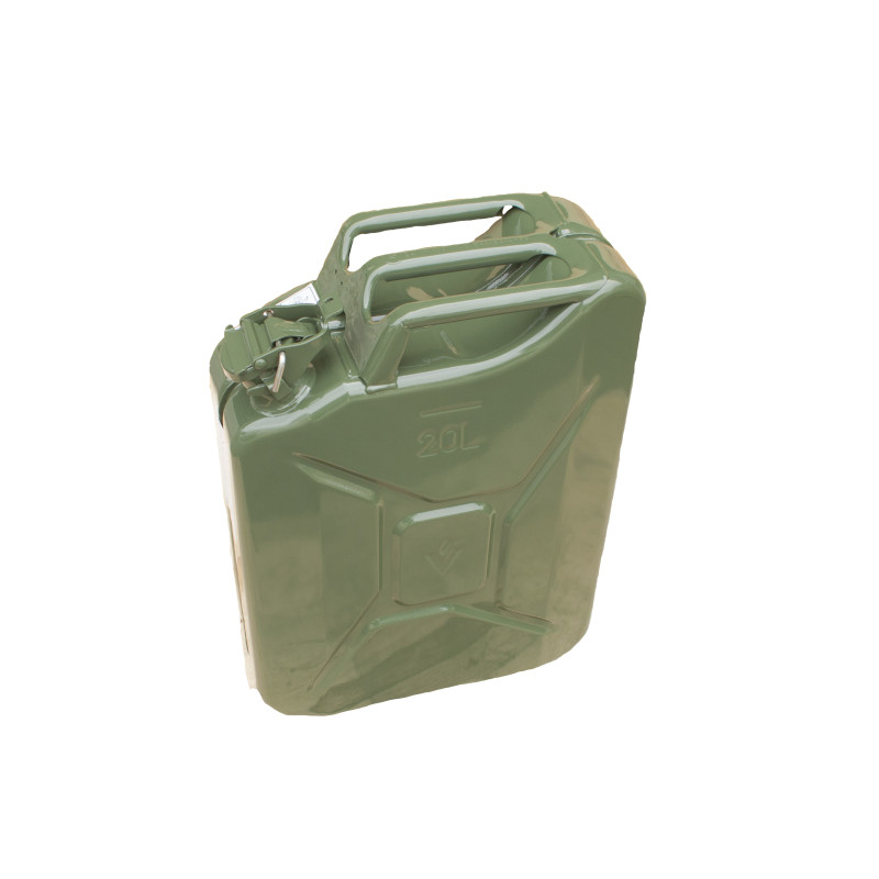 Bidon jerrican essence métal 20 litres