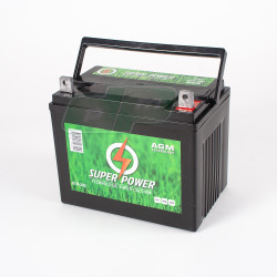 Batterie 12V - AGM - 320 Amp + à DROITE