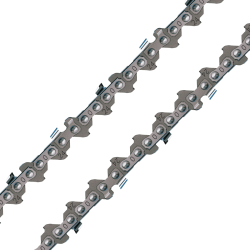 CHAÎNE, 1/4LP 1,1MM 24AP 25CM pour Stihl MSA161T