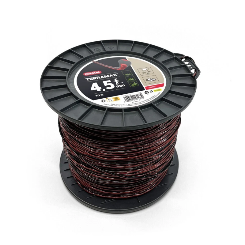 Fil Spirale Noir / Rouge Terramax - 4.50 mm x 111 m