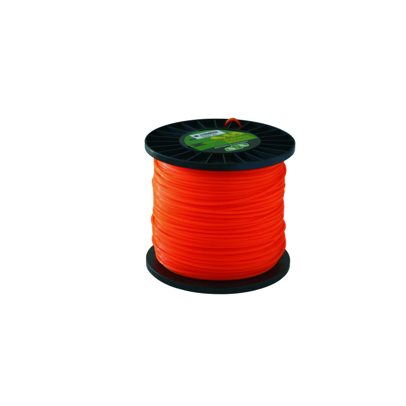 Bobine fil nylon 3.0 mm carre 2 kg - 214m