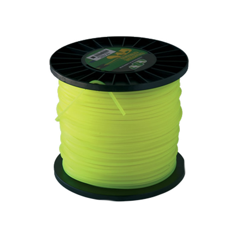 Bobine fil nylon ø 3.3 mm carré 2kg - 175 m