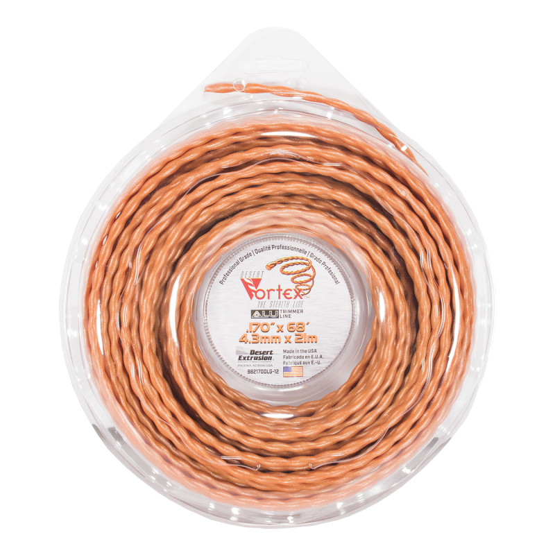 Fil Nylon Vortex Alu 3,3 mm 36 m orange idem 11-251