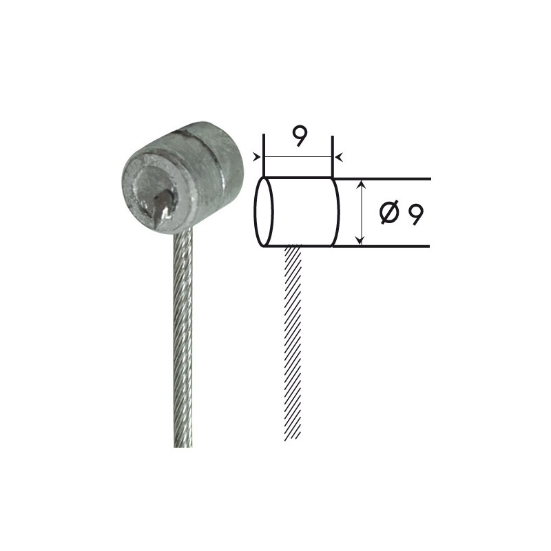 Câble embrayage 20/10 tambour
