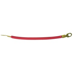 Cable rouge avec cosses (20  cm)