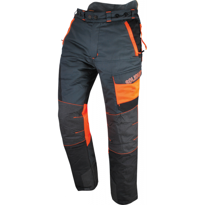 Pantalon Anti-Coupure COMFY Taille L Gris/Orange