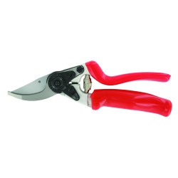Sécateur 21.5cm, a poignée tournante, rouge