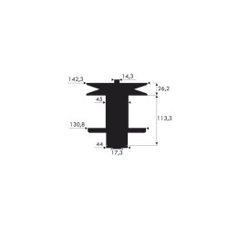 Palier John Deere pour STX38, STX46 - AM124511