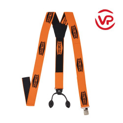BRETELLES A BOUTONS TRESSES 45MM - ORANGE