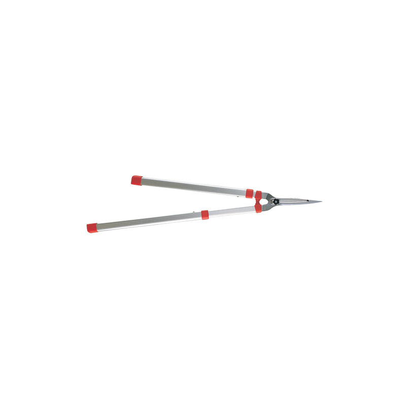 Cisailles à haie de finition 72cm, télescopique, rouge/gris