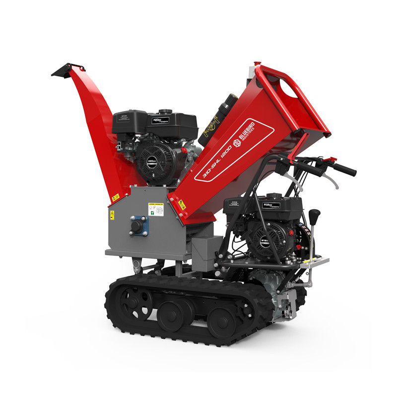 Broyeur de branches Mobile Blue Bird 310-SHL1200 Moteur Loncin 15 cv