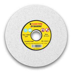 Meule d'affutage blanche anti-brulure (145x3.2x22.2)