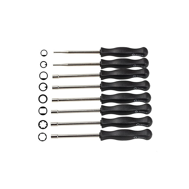 KIT 8 TOURNEVIS DE REGLAGE CARBURATEUR