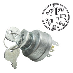 Contacteur à clef pour Briggs &amp; Stratton 692318, 493625