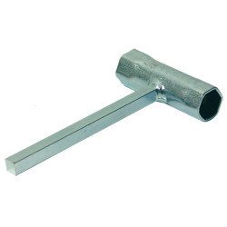 Cle bougie 19x21 carré adaptable a b&amp;s