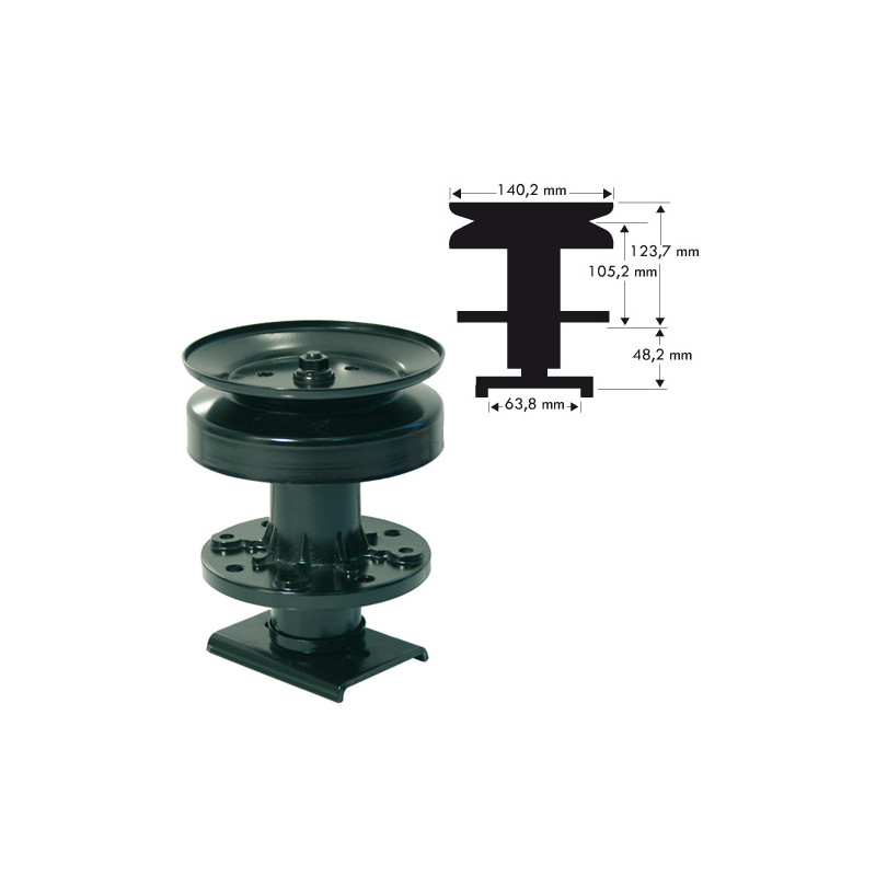 Palier de lame Roper 101477X, 532101477, 677A14