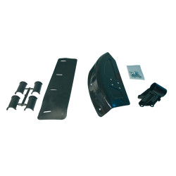 Carter protection acier grand modèle avec bavette - tube Ø24, 26, 28 