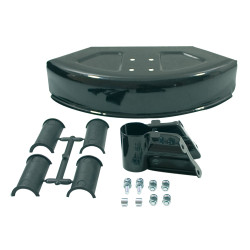 Carter protection acier pour tube Ø24, 26, 28 mm