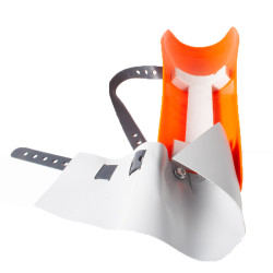 Protège Tibias rigide orange Solidur