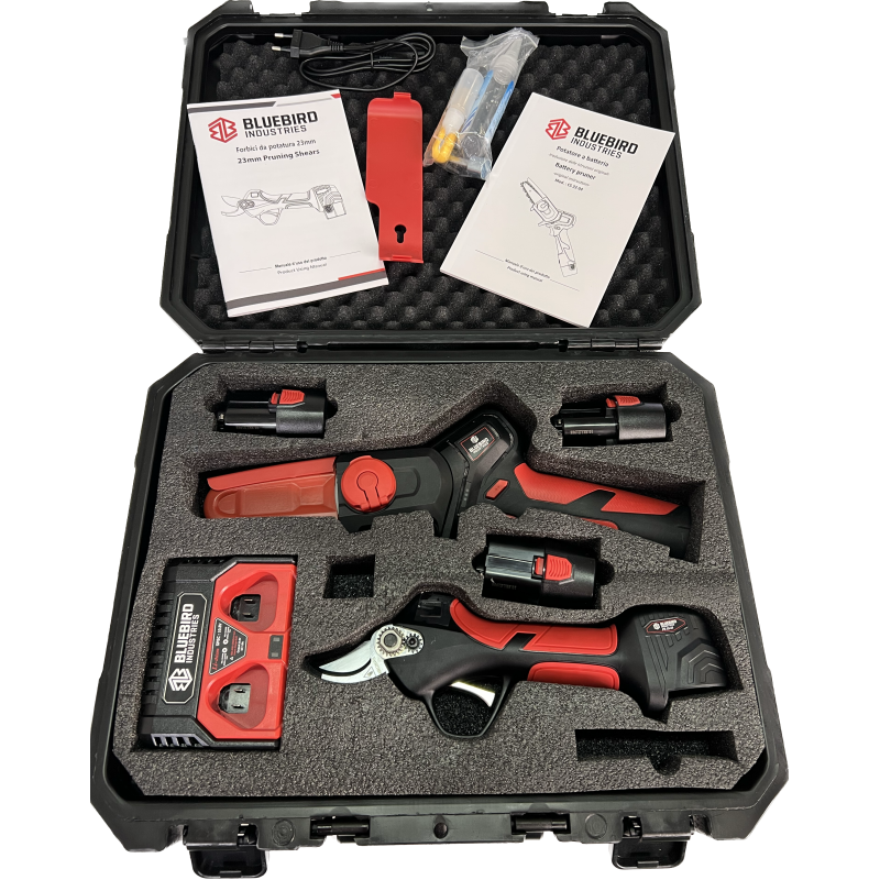 KIT PS23-25 + CS22-04 Sécateur + Scie Blue Bird