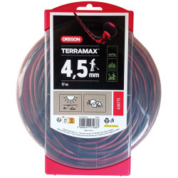 Fil Spirale Noir / Rouge Terramax - 4.50 mm x 17 m